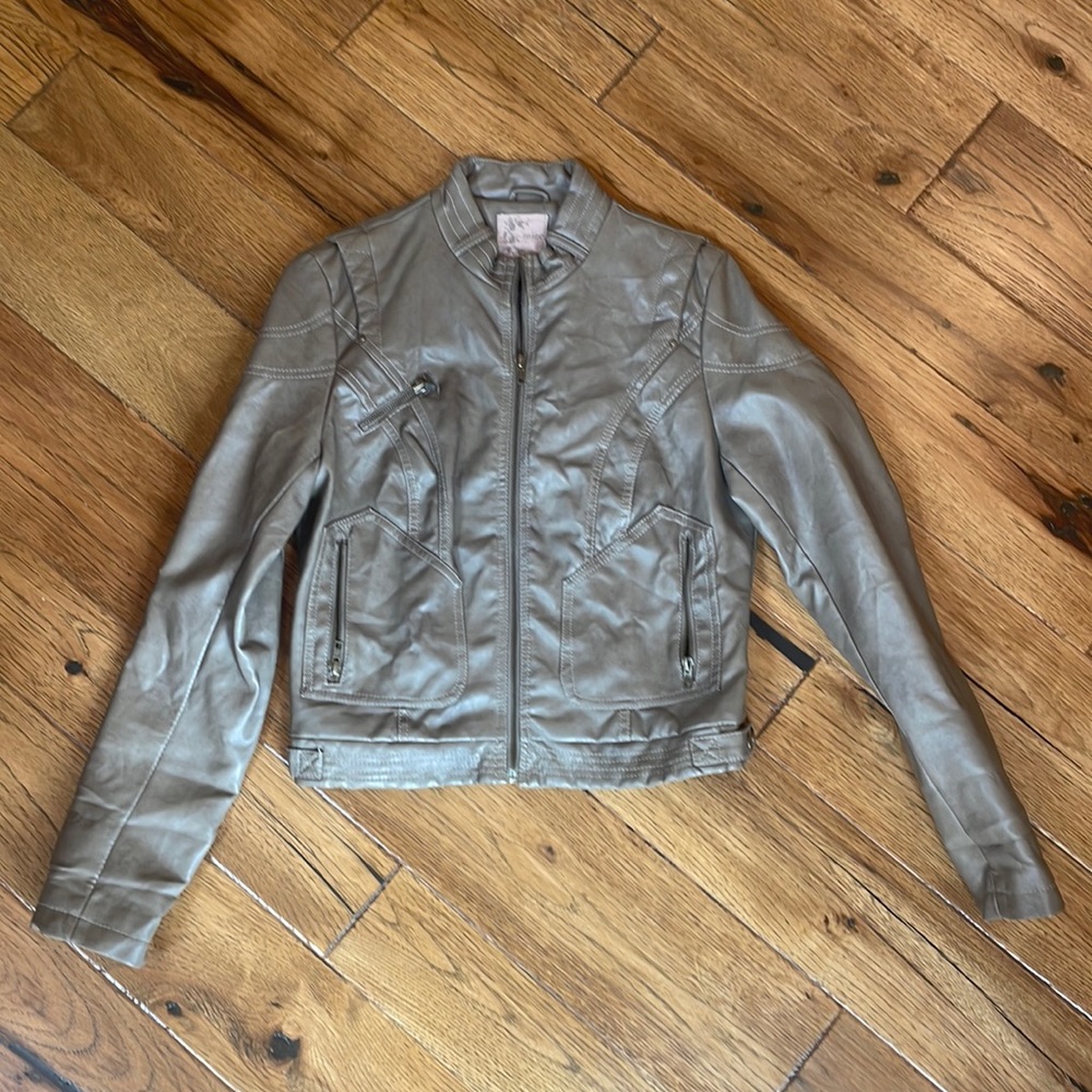 Pleather jacket